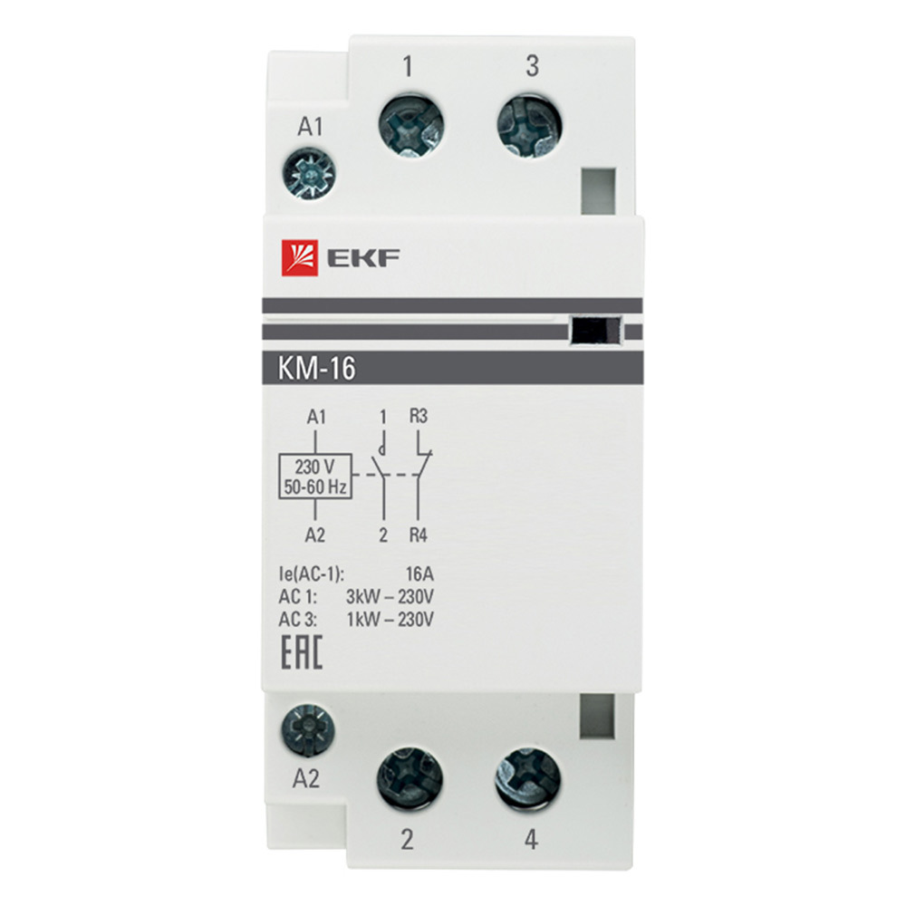 ���������� ��������� ��������� EKF PROxima �� 230-400 � 16 � ��� AC 1��+1�� (km-2-16-11)  