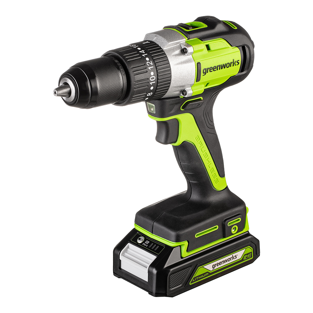 ���������� �����-���������� ������� �������������� ����������� Greenworks GD24DD60 24 � 2 �� Li-Ion 1 ��� � �� (3704107UA)  