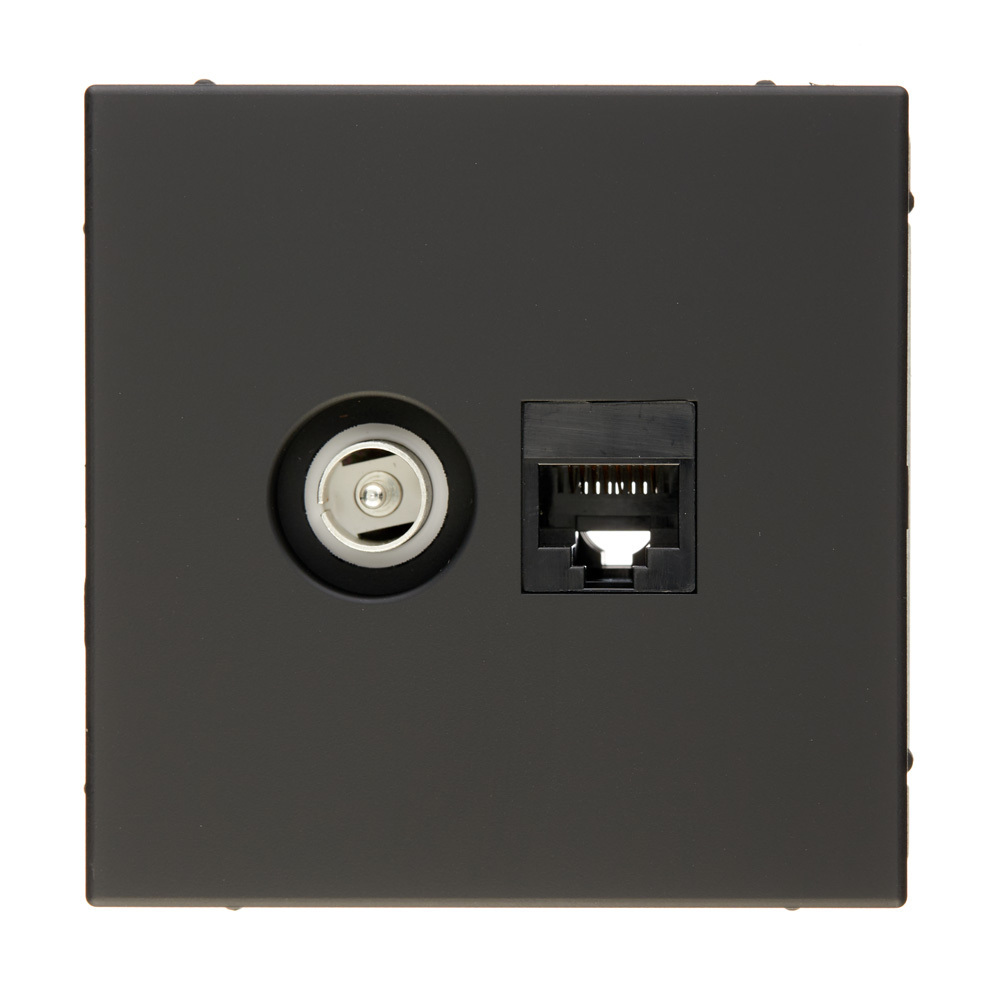 ���������� ������� �������������/ ������������ Systeme Electric ArtGallery ������������ ������ TV/ RJ45 (GAL001089)  