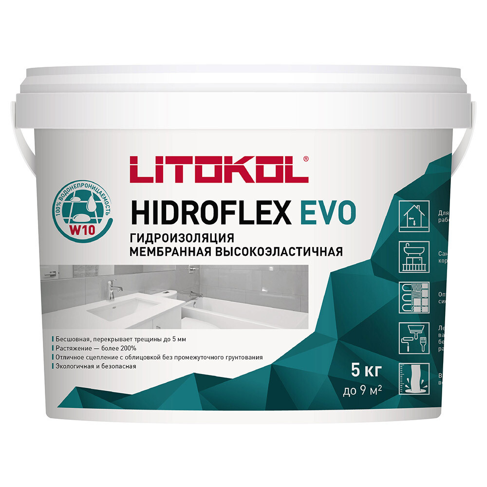 ���������� ������������� ���������� Litokol Hidroflex 5 ��  