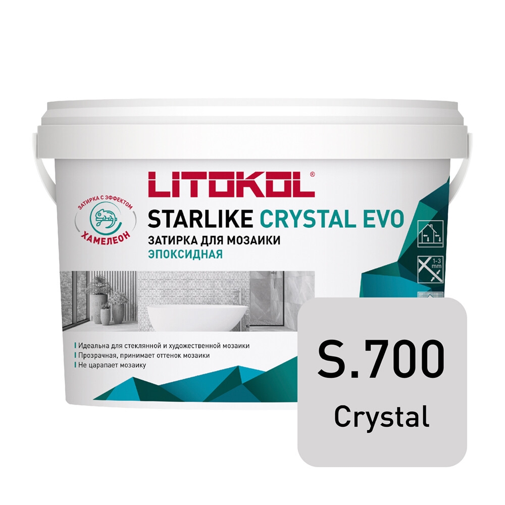 ���������� ������� ���������� Litokol StarLike Crystal Evo s.700 �������-�������� 2,5 ��  
