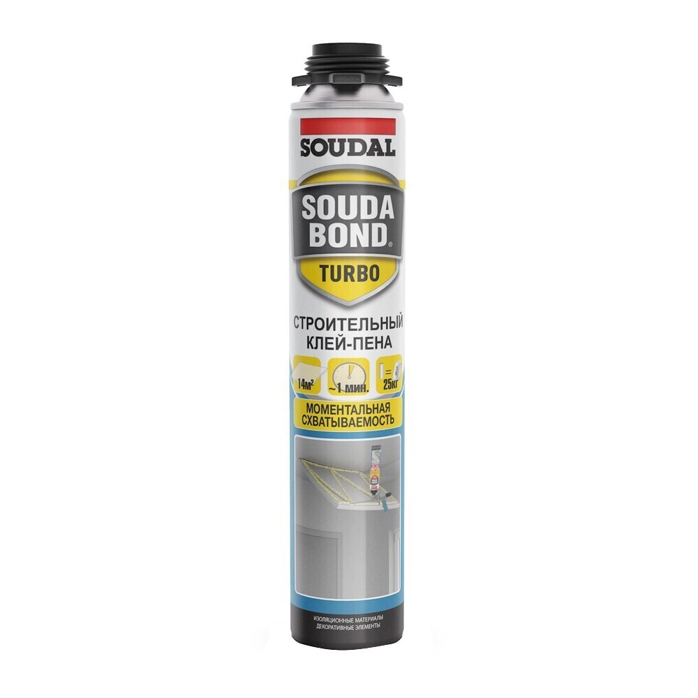 ���������� ���� ��� ������ � ������� ���������������� Soudal Soudabond Turbo 750 ��  