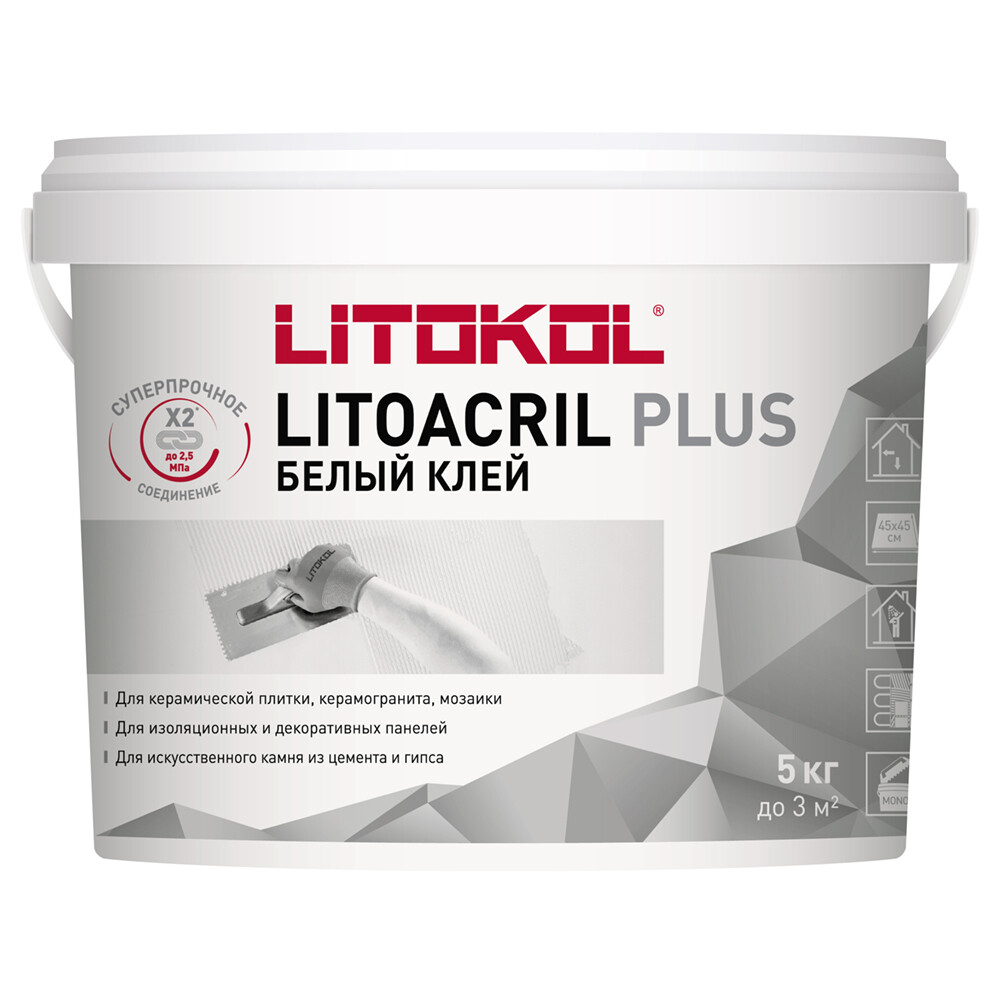 ���������� ���� ��� ������ Litokol Litoacril Plus ������� 5 ��  