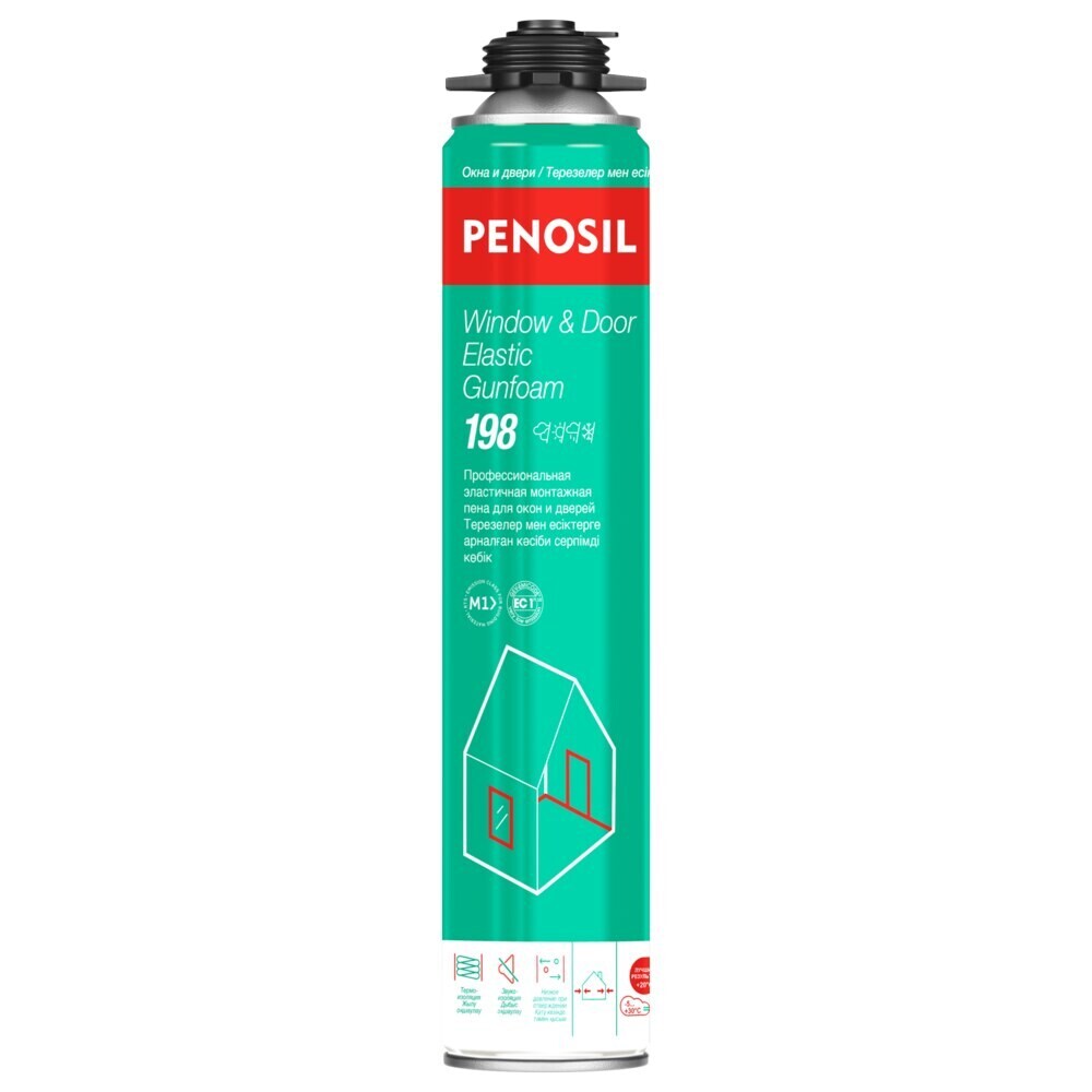 ���������� ���� ��������� ���������������� Penosil Window & Door Elastic Gunfoam 198 ����������� 800 ��  