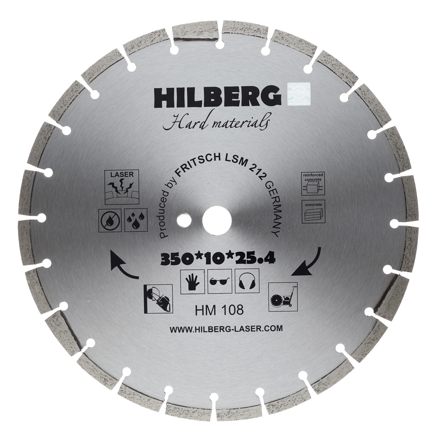 ���������� ���� �������� �� ������ Hilberg 350x25,4x3,2 �� ���������� ����� ��� (HM108)  