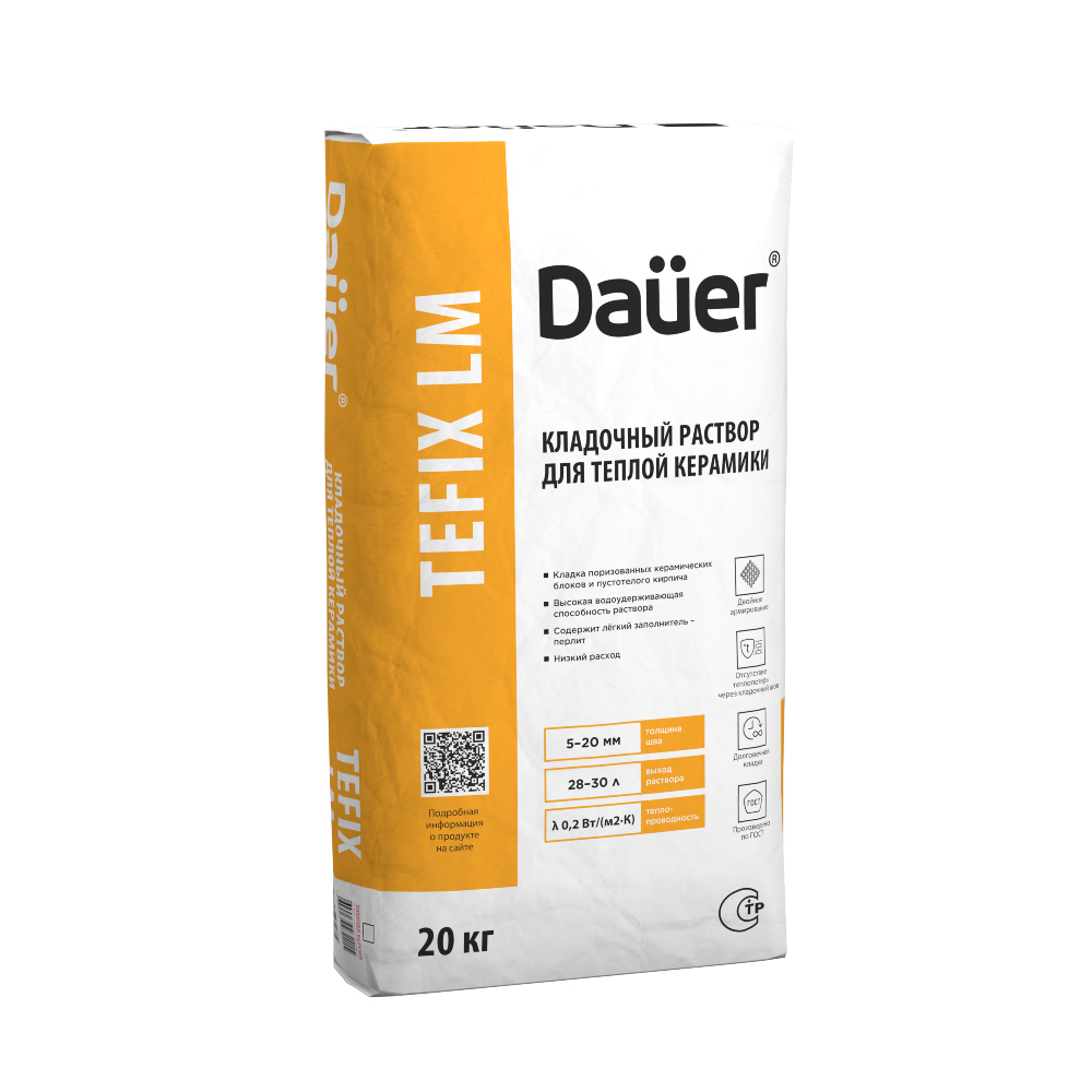 ���������� ����� ��������� ����������������� Dauer Quader Tefix LM ����� 20 ��  