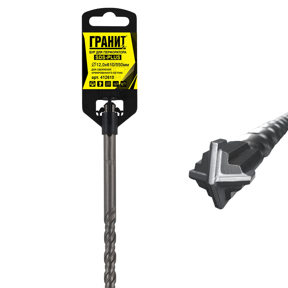 ���������� ��� SDS-plus ������ Quadro-X 12�610 �� (412610)  