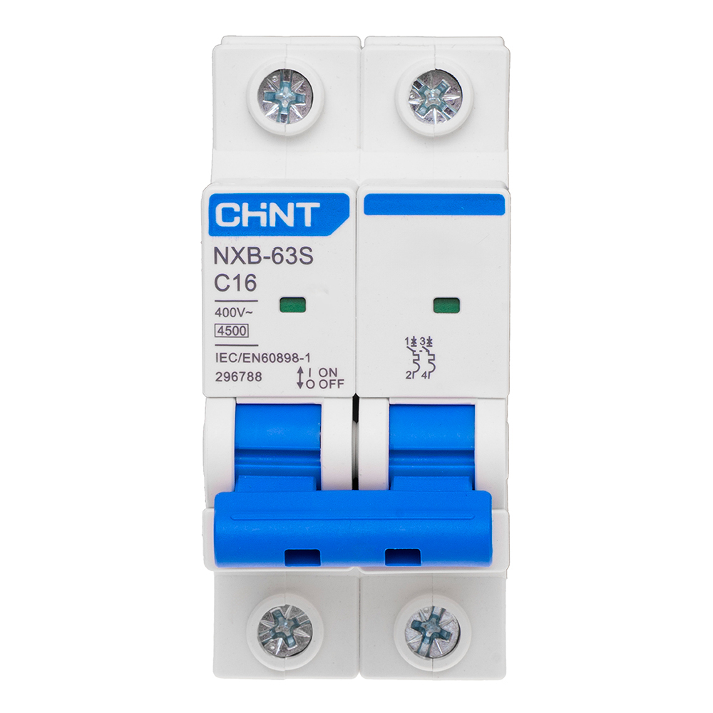 ���������� �������������� ����������� ��������� Chint NXB-63S 2P 16� ��� C 4,5 �� 400 � (296788 Chint)  