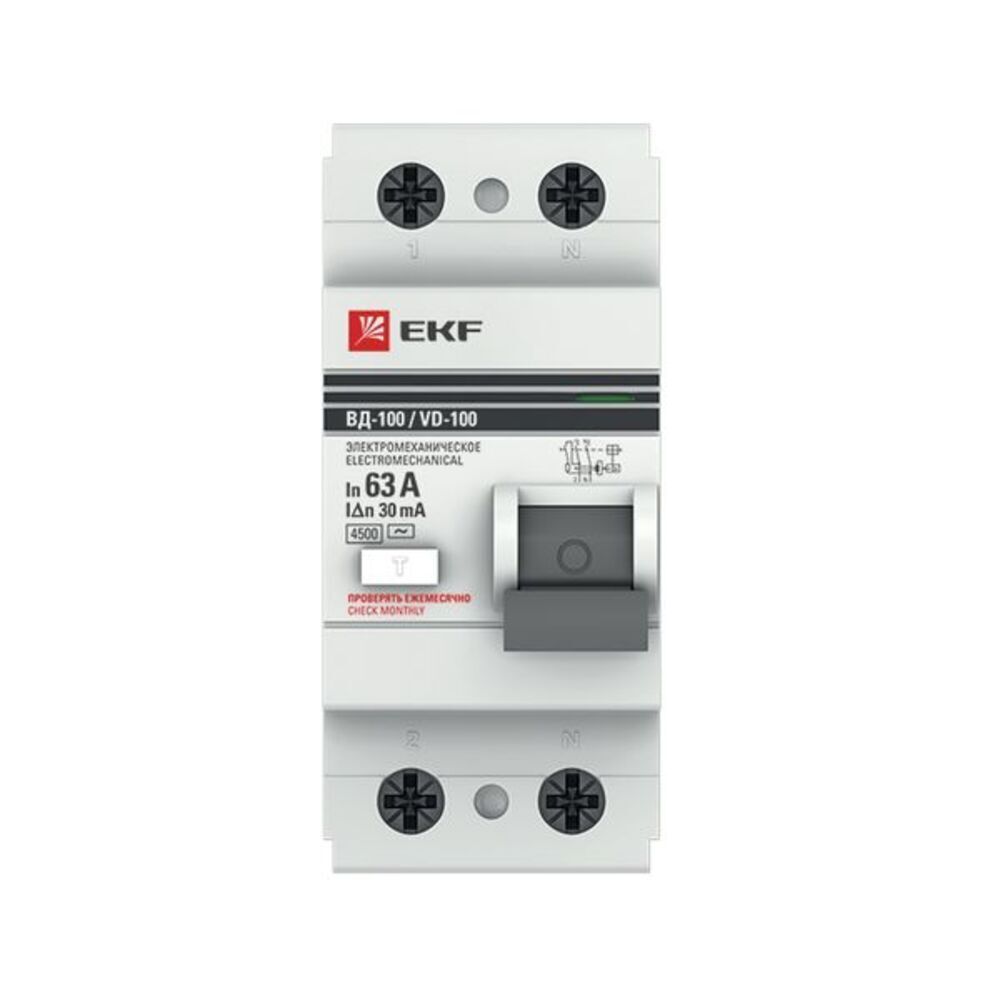 ���������� ��� EKF PROxima ��-100N 63� 2P ��� AC 30 �� 6 �� (E1026M6330)  