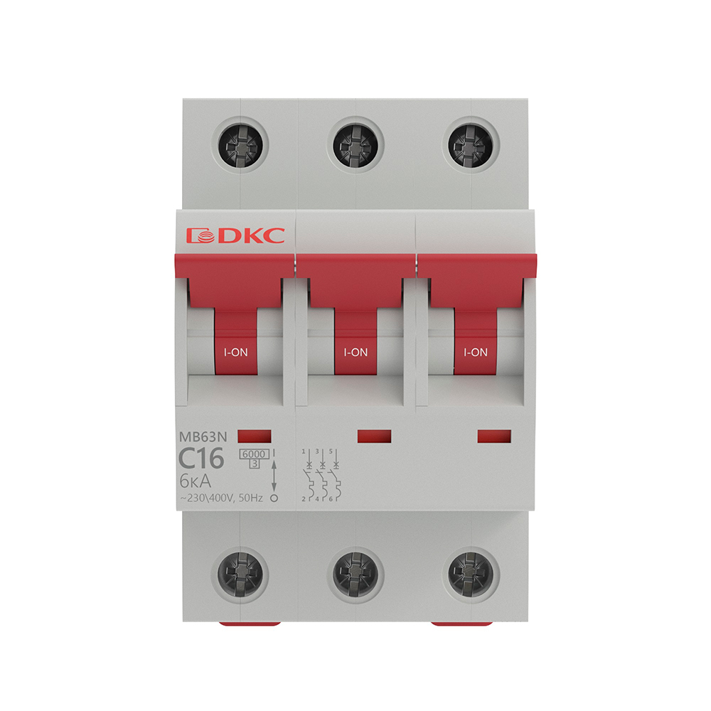 ���������� �������������� ����������� ��������� DKC Yon Max MD63N 3P 16� ��� C 6 �� 400 � (MD63N-3PC16)  