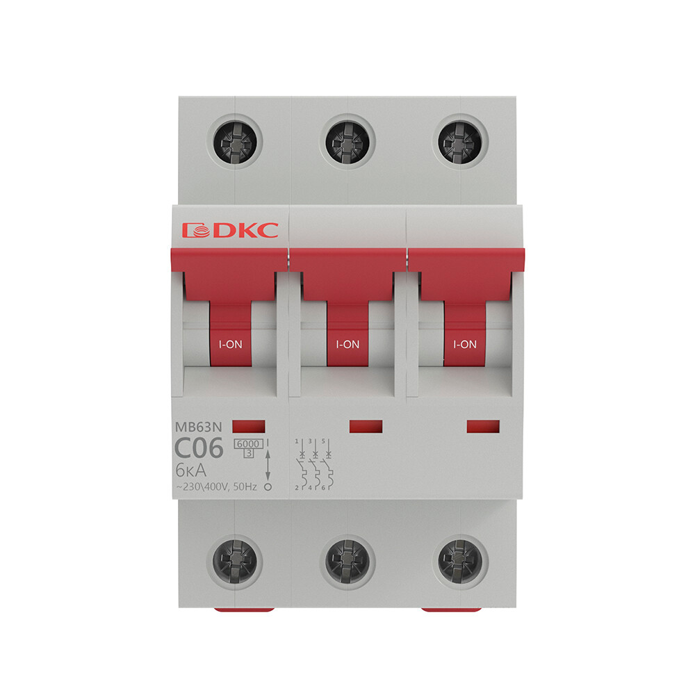 ���������� �������������� ����������� ��������� DKC Yon Max MD63N 3P 6� ��� C 6 �� 400 � (MD63N-3PC6)  