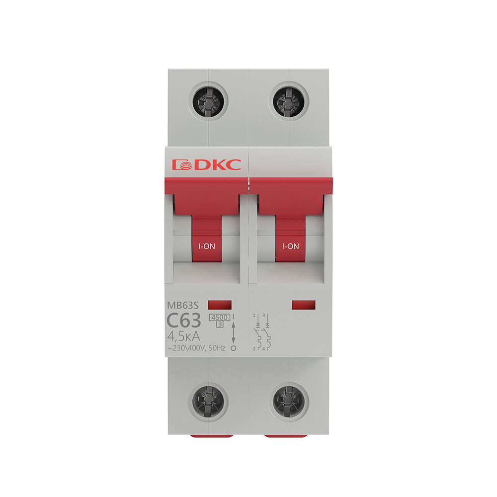���������� �������������� ����������� ��������� DKC Yon Max MD63S 2P 63� ��� C 4,5 �� 400 � (MD63S-2PC63)  