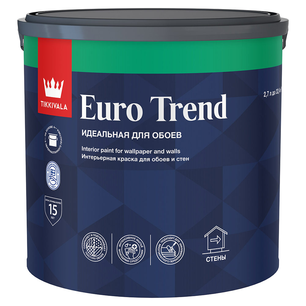 ���������� ������ �������� Tikkurila/Tikkivala Euro Trend ���� A ����� 2,7 �  