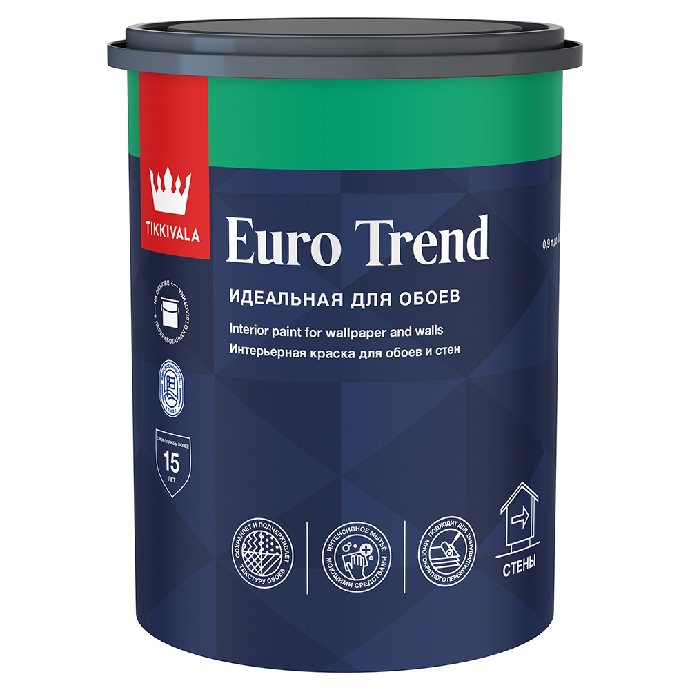 ���������� ������ �������� Tikkurila/Tikkivala Euro Trend ���� C ���������� 0,9 �  
