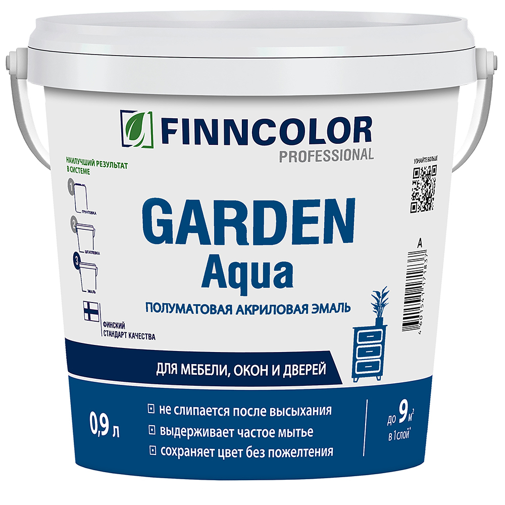 ���������� ����� ��� ���������� ����� ��������� Finncolor Garden Aqua ������ C ���������� ����������� 0,9 �  