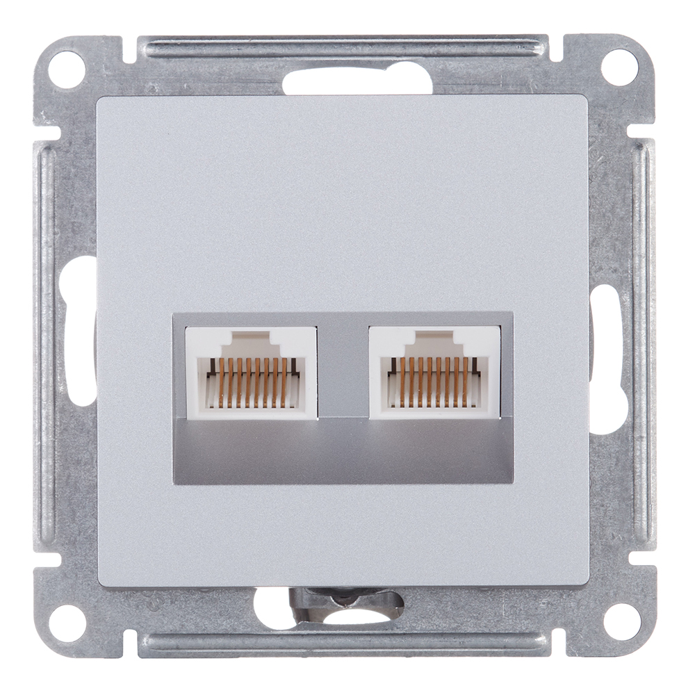���������� ������� ������������ Systeme Electric AtlasDesign ������������ �������� 2�RJ45 (ATN000385)  