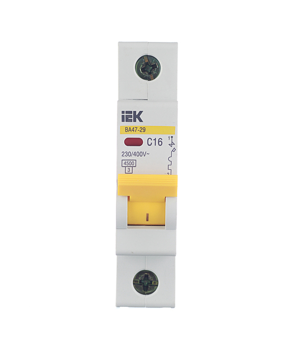 ���������� �������������� ����������� ��������� IEK Karat �� 47-29 1P 16� ��� C 4,5 �� 230/400 � (MVA20-1-016-C)  