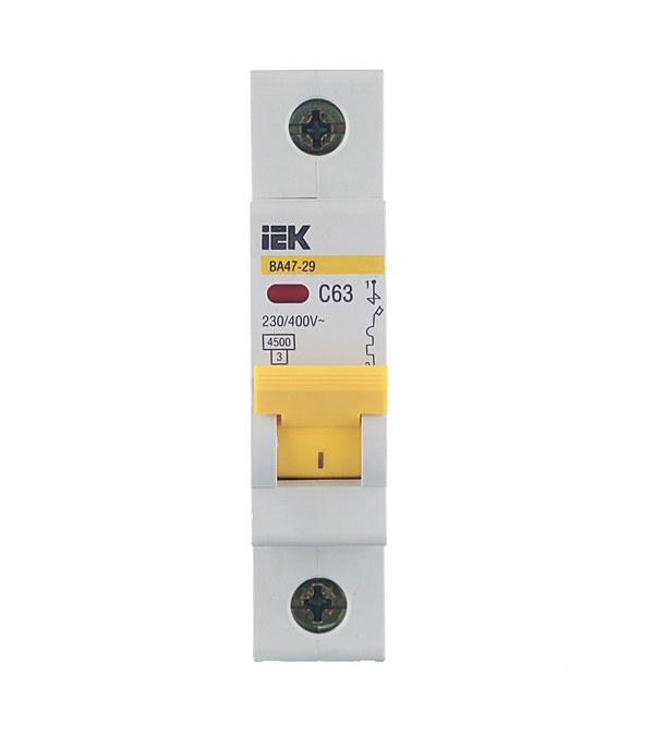 ���������� �������������� ����������� ��������� IEK Karat �� 47-29 1P 63� ��� C 4,5 �� 220 � (MVA20-1-063-C)  