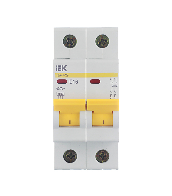 ���������� �������������� ����������� ��������� IEK Karat �� 47-29 2P 16� ��� C 4,5 �� 400 � (MVA20-2-016-C)  