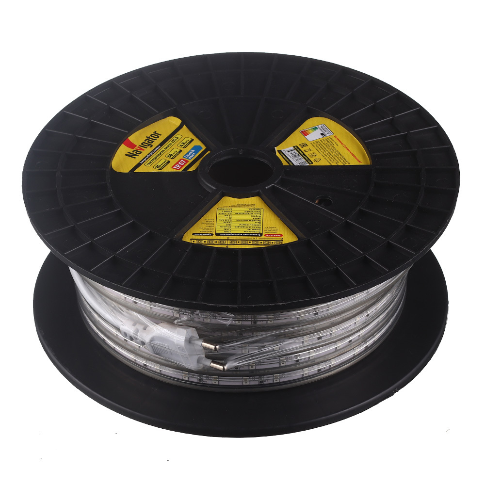 ���������� ����� ������������ SMD 3528 ����� ���� 220 � 4,8 ��/� 20 � IP67 Navigator (14513)  