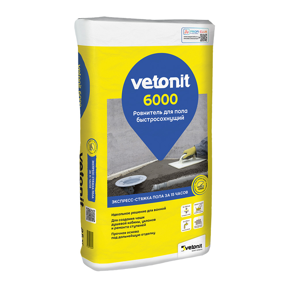 ���������� ��������� (������ ����) ��������� Weber.vetonit 6000 ���������������� 25 ��  