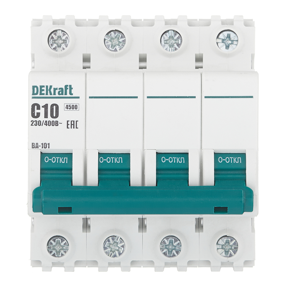 ���������� �������������� ����������� ��������� Dekraft BA-101 4� 10� ��� C 4,5 �� 230/400 � (11089DEK)  