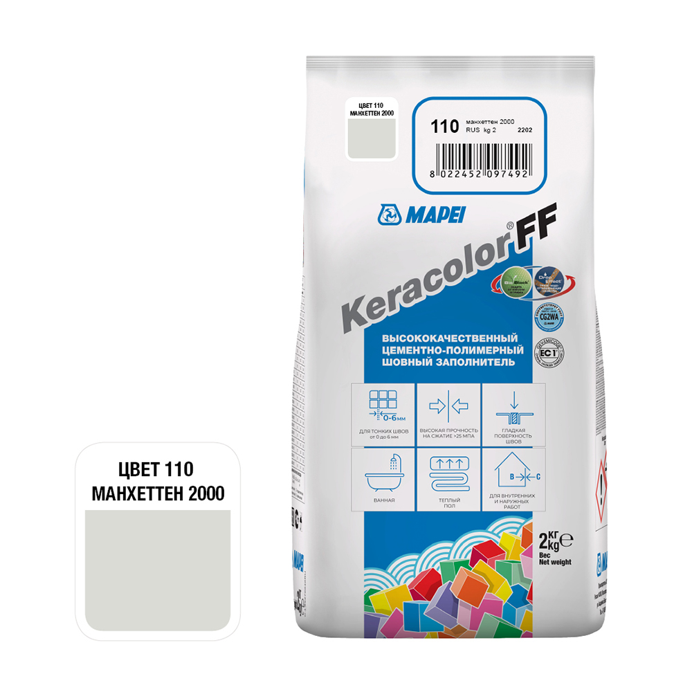 ���������� ������� ��������� Mapei Keracolor FF 110 ��������� 2 ��  