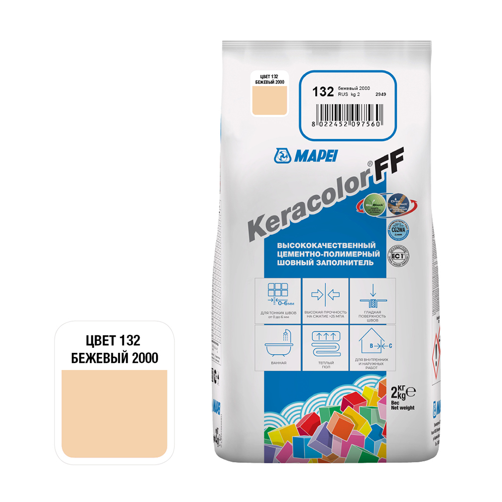 ���������� ������� ��������� Mapei Keracolor FF 132 ������� 2 ��  