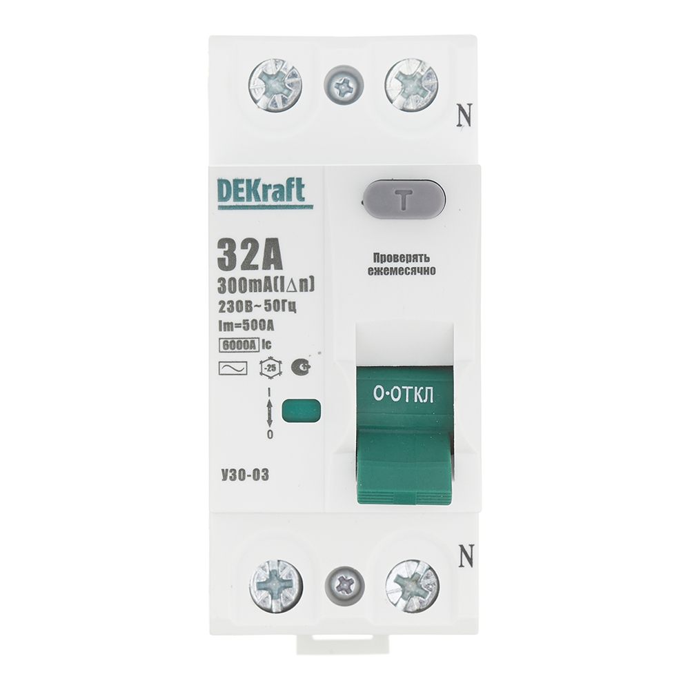 ���������� ��� Dekraft ���-03 32� 1P+N ��� AC 300 �� 6 �� ���������� (14069DEK)  
