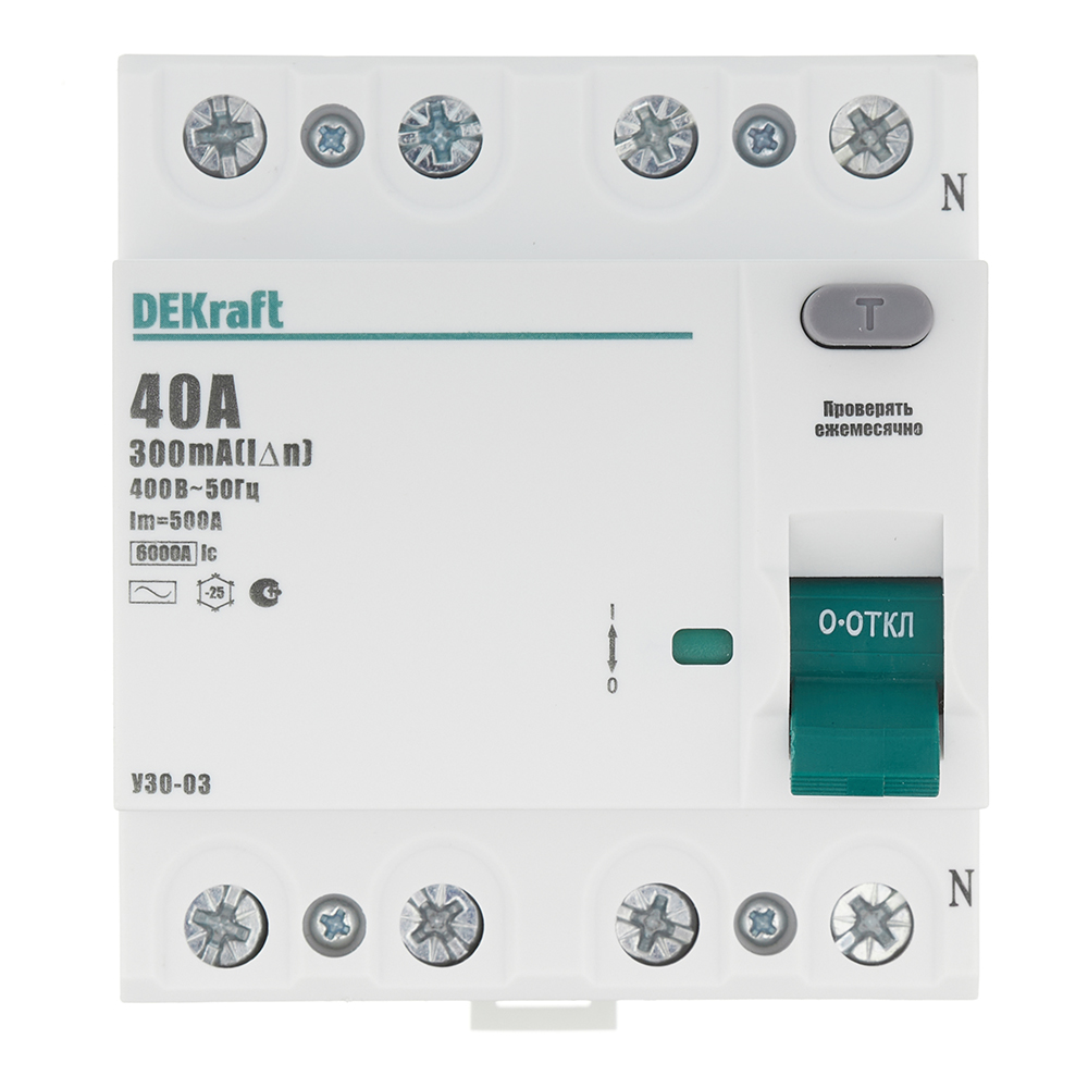 ���������� ��� Dekraft ���-03 40� 3P+N ��� AC 300 �� 6 �� ���������� (14094DEK)  