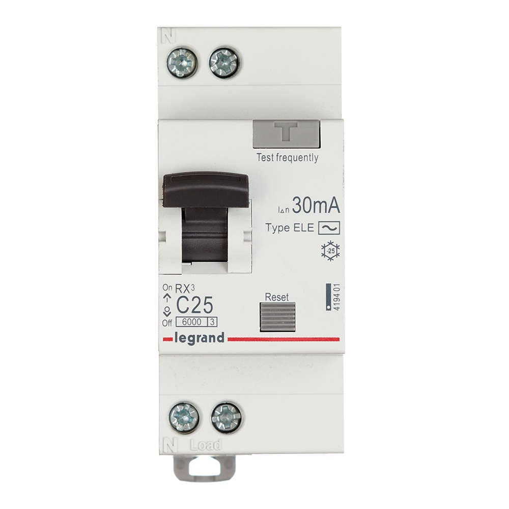 ���������� ������� ���������������� Legrand RX3 25� 1P+N ��� AC 30 �� 6 �� (419401)  