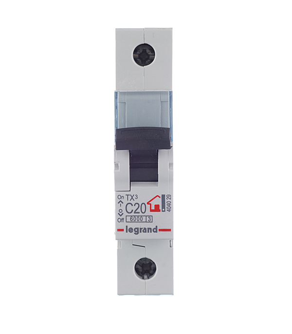 ���������� �������������� ����������� ��������� Legrand TX3 1P 20� ��� C 6 �� 230/400 � (404029)  