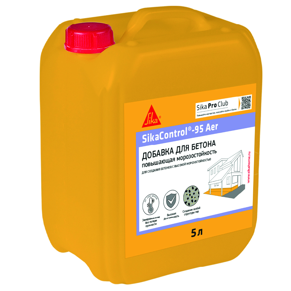 ���������� ������� ��� �������� ������� � ������� ���������������� Sika SikaControl -95 Aer 5 �  