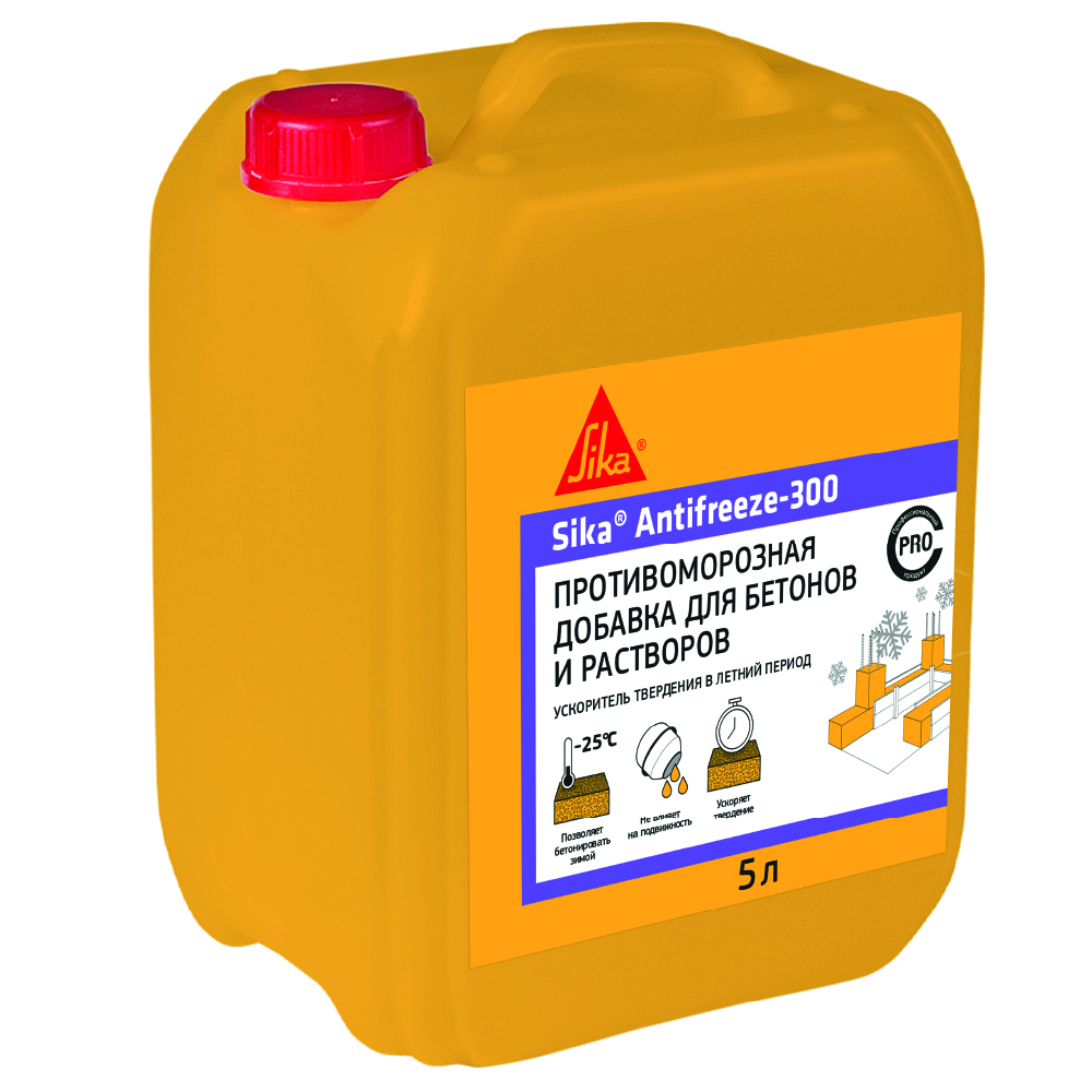 ���������� ������� ��������������� ��� ������ Sika Antifreeze-300 5 �  