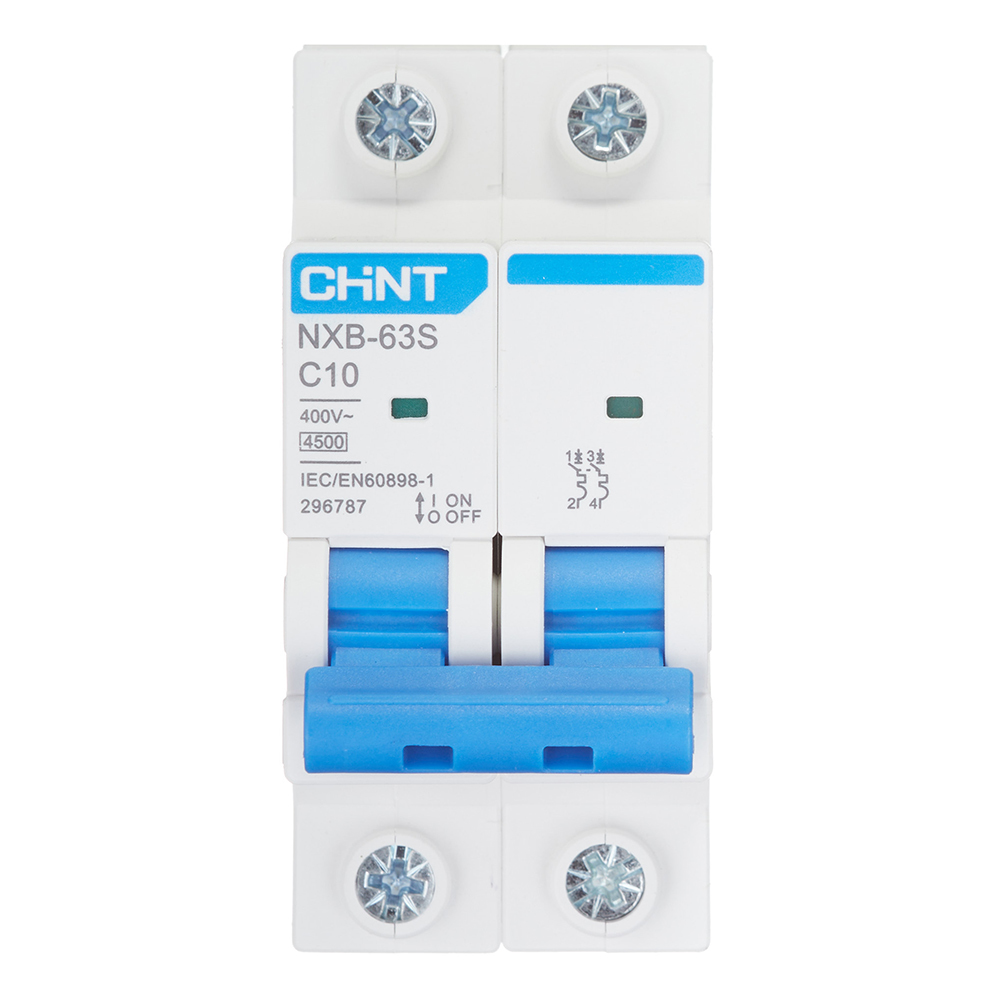 ���������� �������������� ����������� ��������� Chint NXB-63S 2P 10� ��� C 4,5 �� 400 � (296787 Chint)  