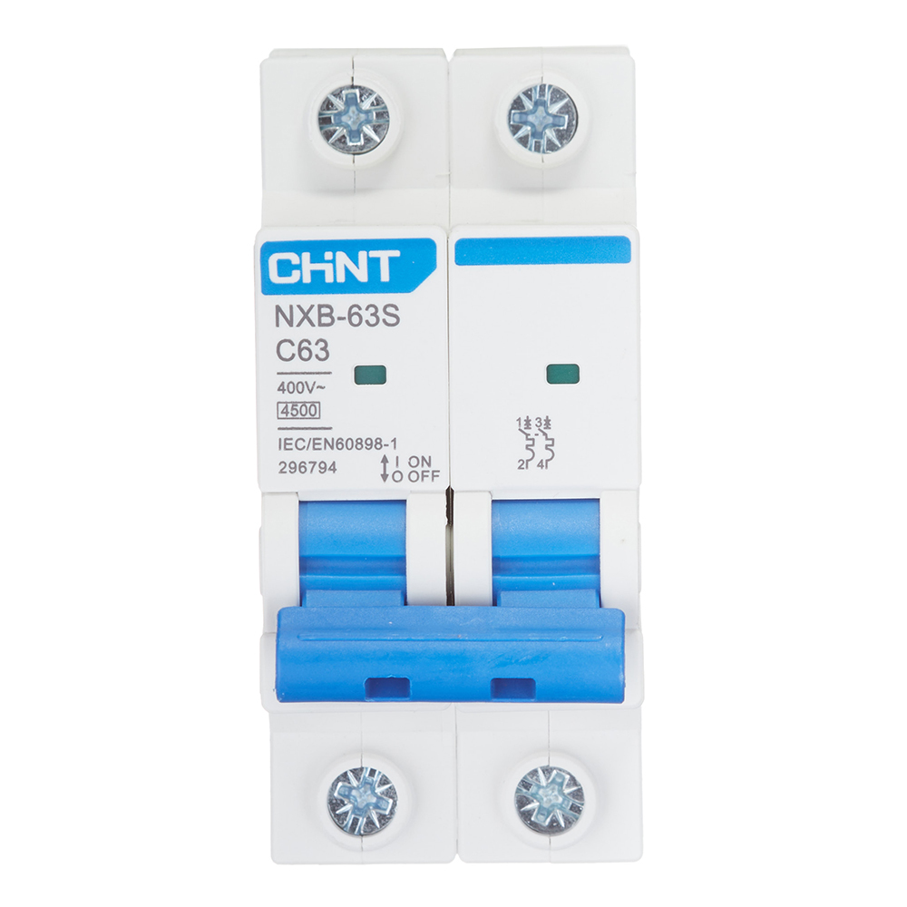 ���������� �������������� ����������� ��������� Chint NXB-63S 2P 63� ��� C 4,5 �� 400 � (296794 Chint)  