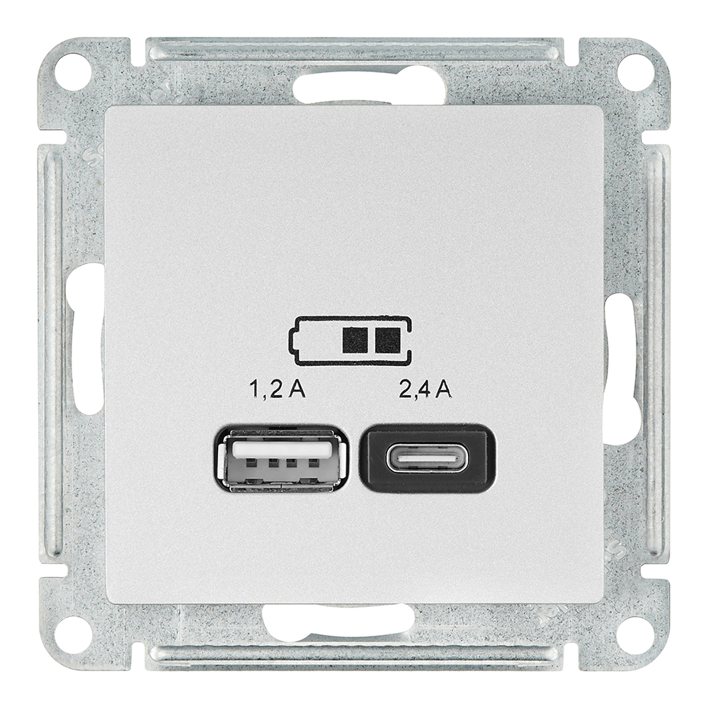���������� ������� USB Systeme Electric AtlasDesign ������������ �������� USB-A/ Type-C (ATN000339)  