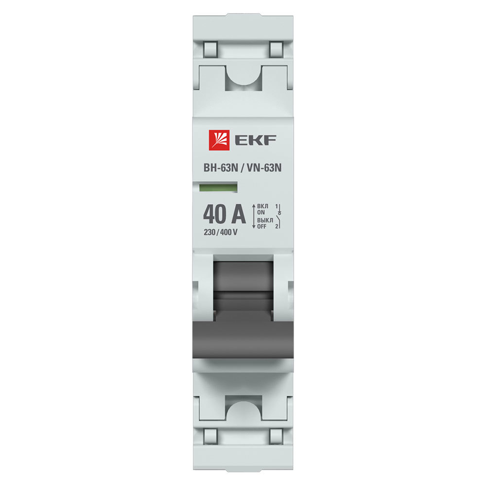 ���������� ����������� �������� EKF PROxima ��-63N 1� 40� 230 � �� DIN-����� (S63140)  