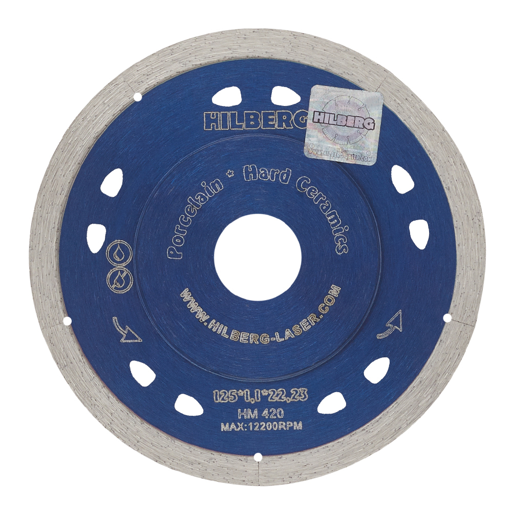 ���������� ���� �������� �� ������������� Hilberg Extra Thin 125�22,2�1,1 �� �������� ������������ ����� ��� (HM420)  