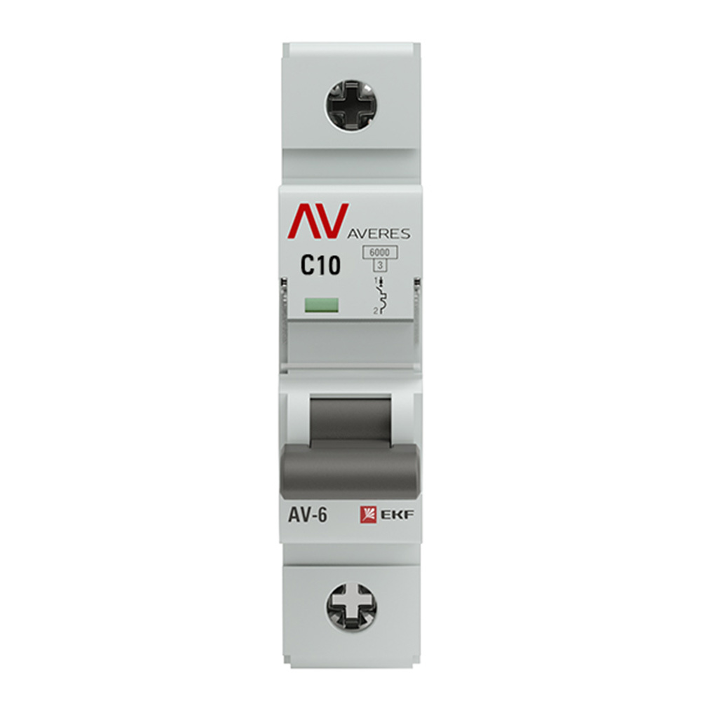 ���������� �������������� ����������� ��������� EKF Averes AV-6 1� 10� ��� C 6 �� 230 � (mcb6-1-10C-av)  