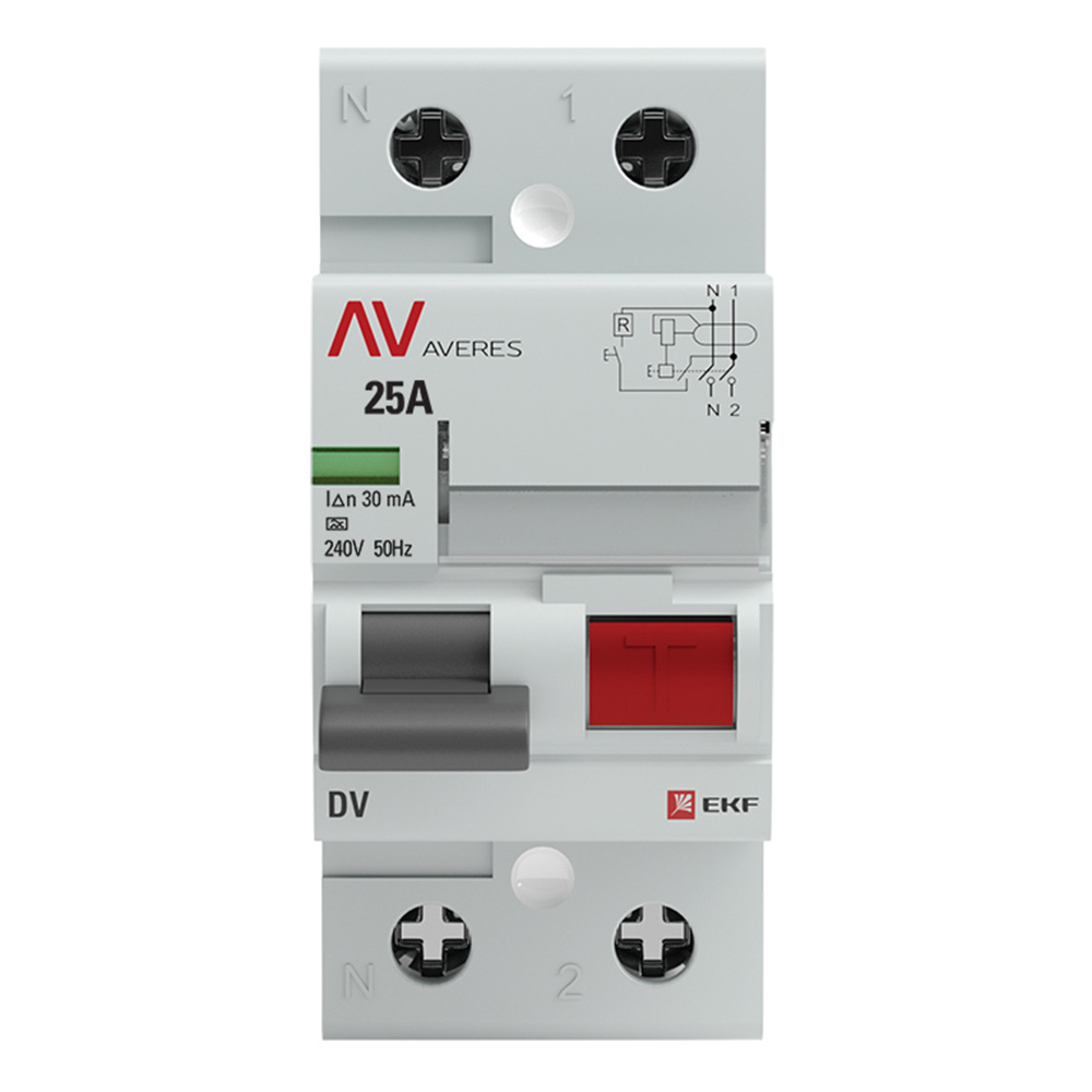 ���������� ��� EKF Averes DV 25� 1P+N ��� A 30 �� 10 �� (rccb-2-25-30-a-av)  