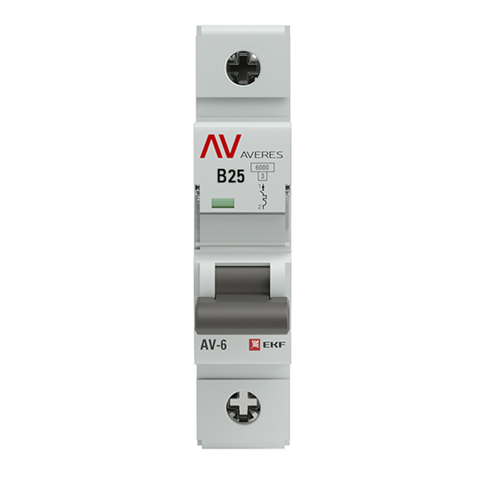 ���������� �������������� ����������� ��������� EKF Averes AV-6 1� 25� ��� B 6 �� 230 � (mcb6-1-25B-av)  