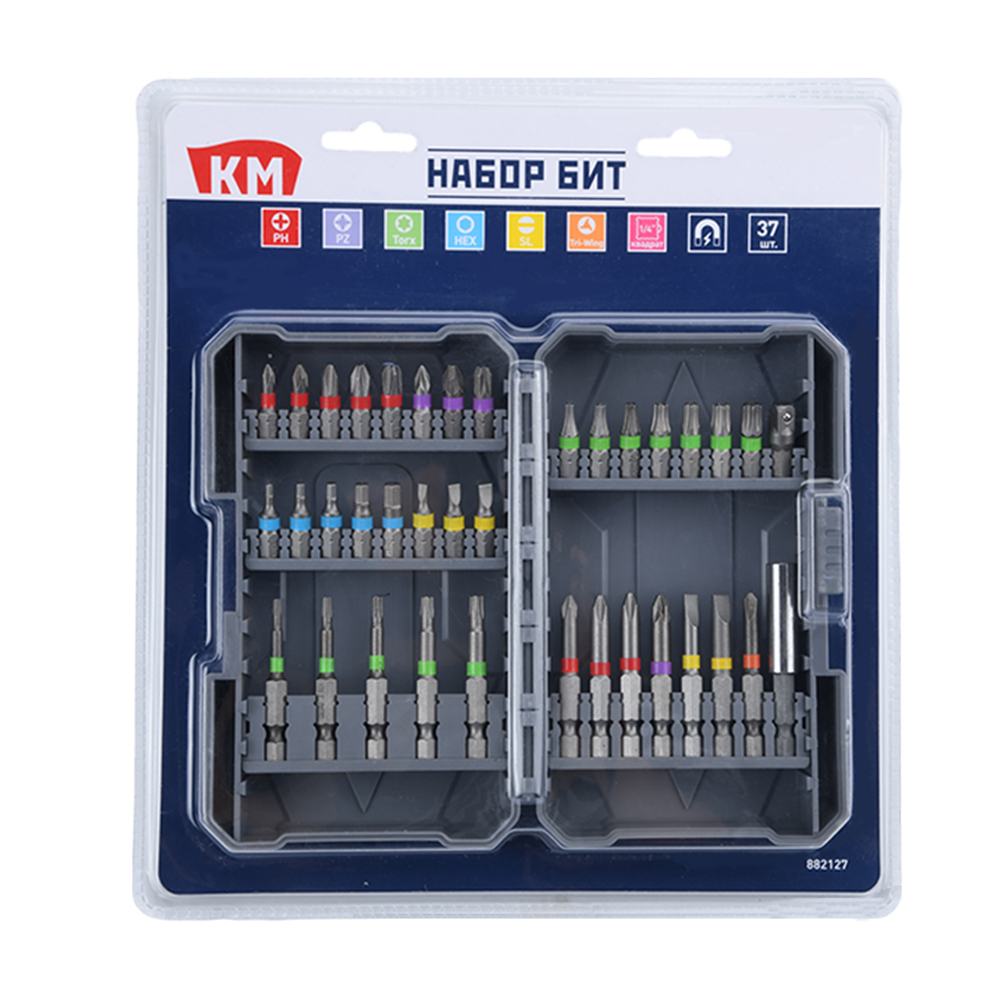 ���������� ����� ��� �� (882127) PH/PZ/SL/TORX/HEX/Tri-Wing 25/50 �� � ��������� ���������� (37 ��.)  