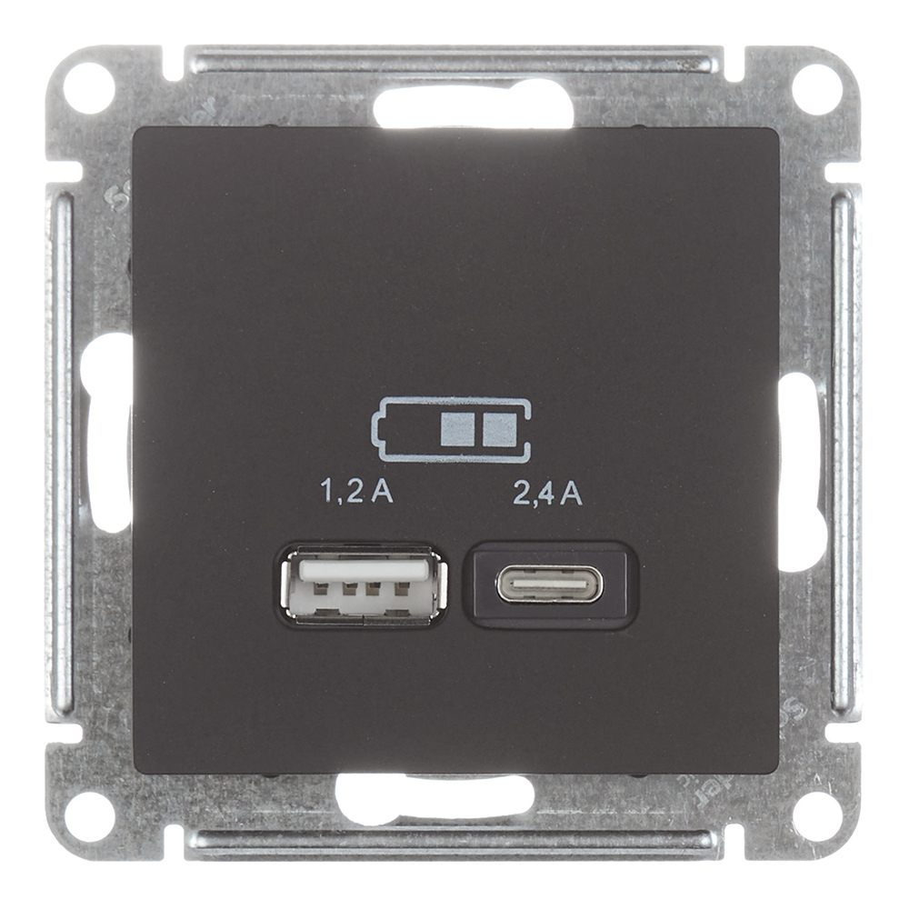���������� ������� USB Systeme Electric AtlasDesign ������������ ������ USB-A/ Type-C (ATN001039)  
