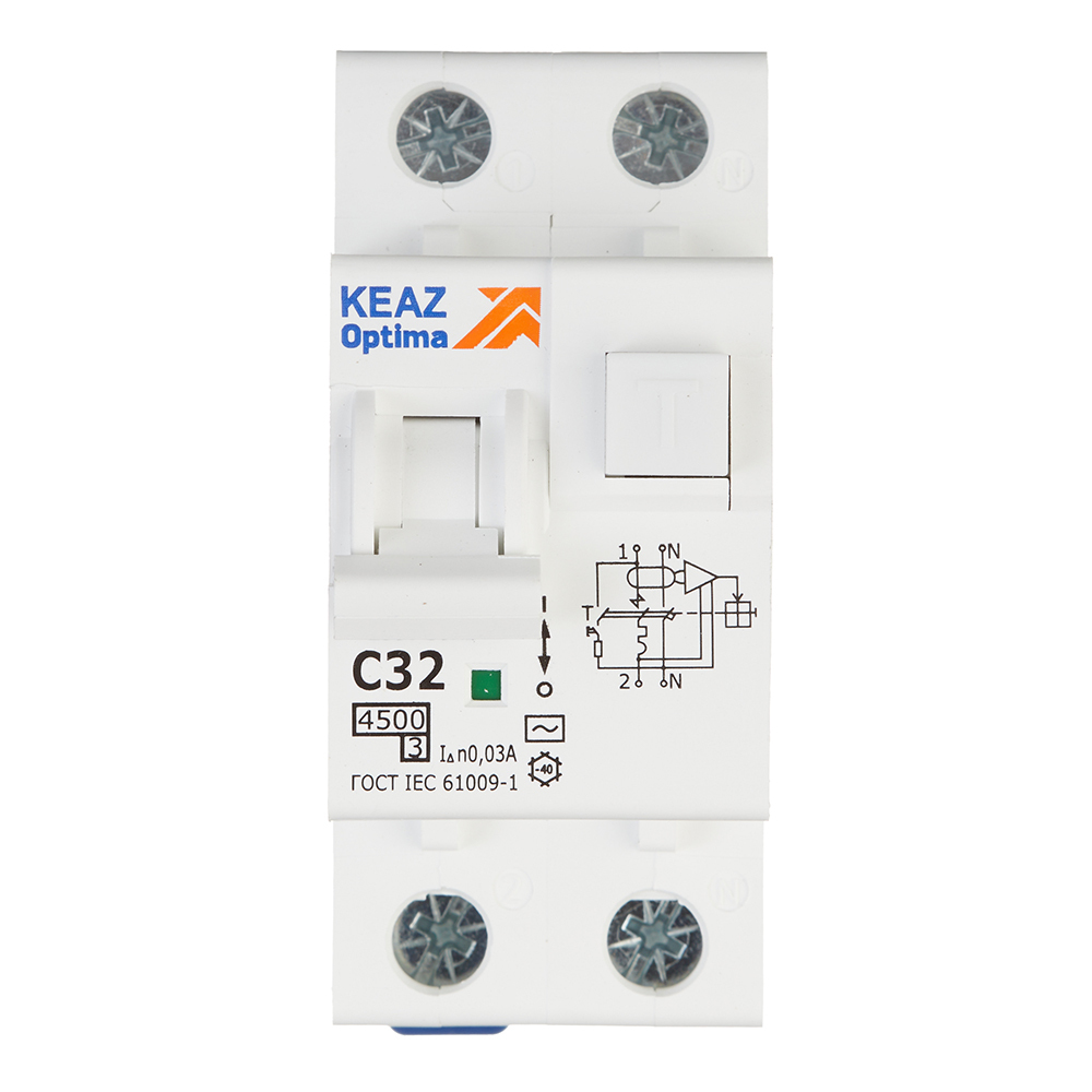 ���������� ������� ���������������� ���� OptiDin D63 32� 1P+N ��� AC 30 �� 4,5 �� (328101)  
