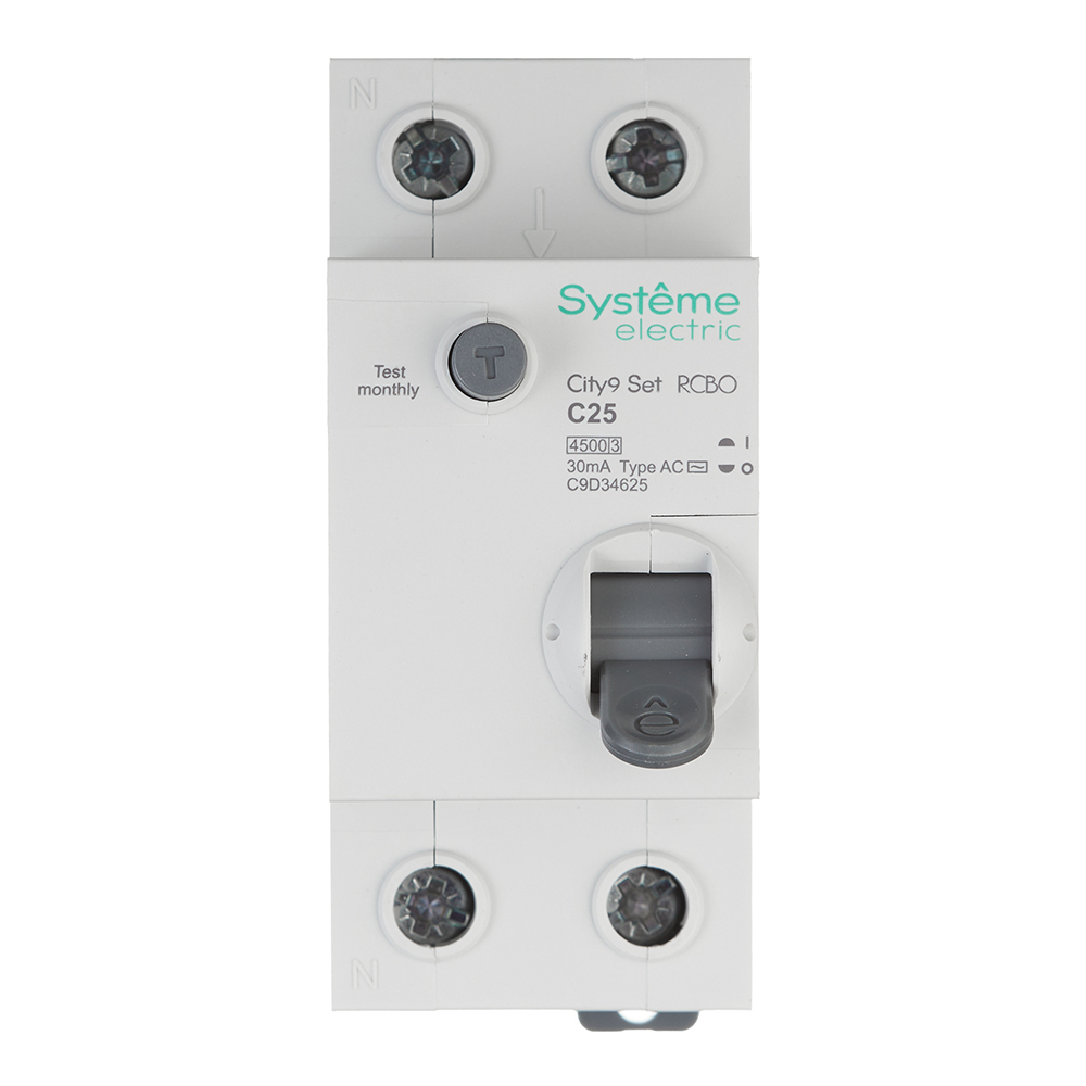 ���������� ������� ���������������� Systeme Electric City9 Set ���� 25� 1P+N ��� AC 30 �� 4,5 �� (C9D34625)  