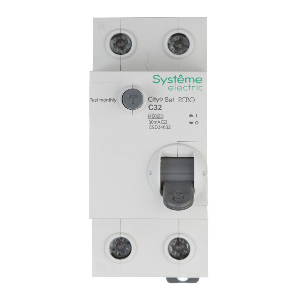 ���������� ������� ���������������� Systeme Electric City9 Set ���� 32� 1P+N ��� AC 30 �� 4,5 �� (C9D34632)  