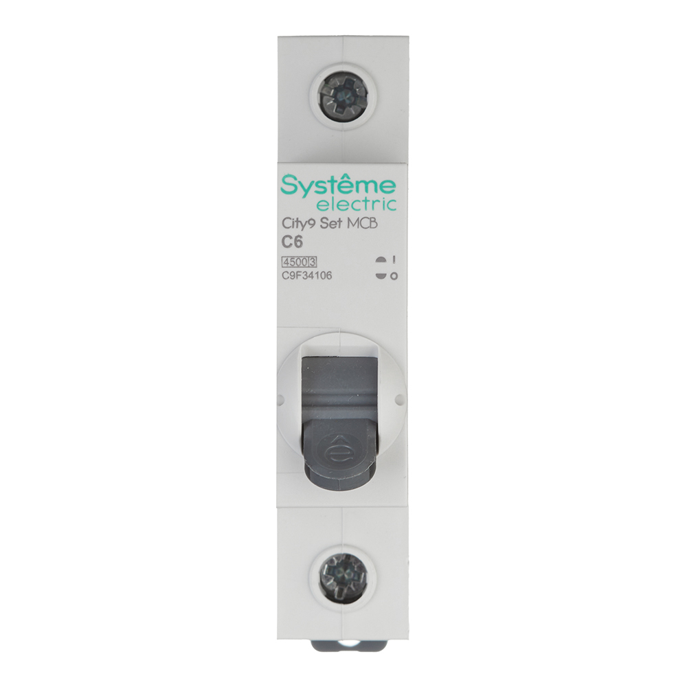 ���������� �������������� ����������� ��������� Systeme Electric City9 Set 1P 6� ��� C 4,5 �� 230 � (C9F34106)  