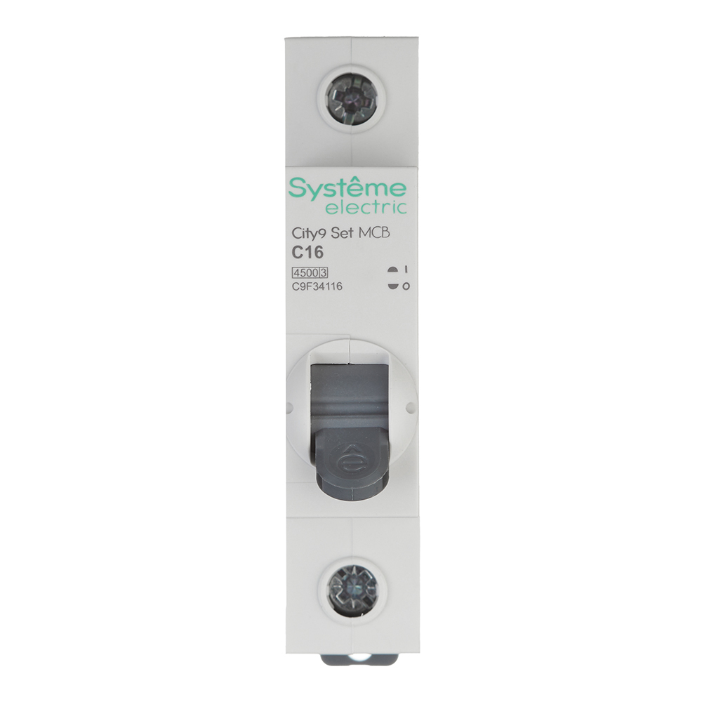 ���������� �������������� ����������� ��������� Systeme Electric City9 Set 1P 16� ��� C 4,5 �� 230 � (C9F34116)  