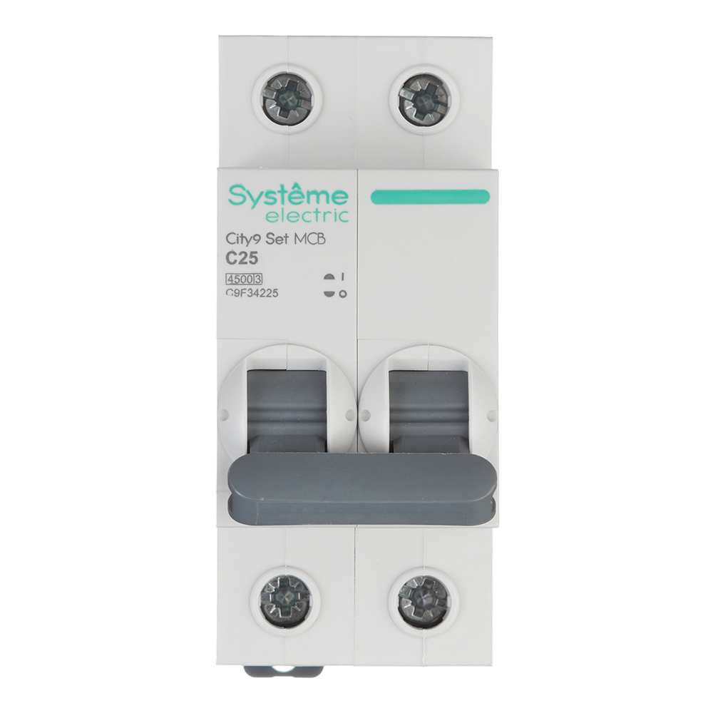 ���������� �������������� ����������� ��������� Systeme Electric City9 Set 2P 25� ��� C 4,5 �� 230 � (C9F34225)  